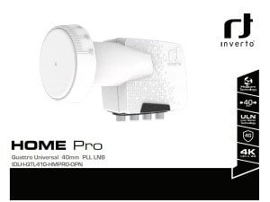 Inverto Home Pro 0.1dB ULN Quattro Santral LNB Full HD 4K Uyumlu