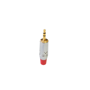 Pawer 3.5mm Metal Gold Stereo Jak Kırmızı