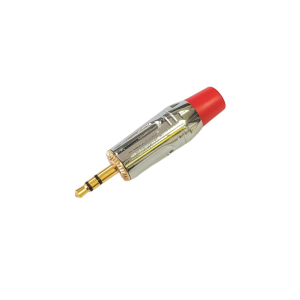 Pawer 3.5mm Metal Gold Stereo Jak Kırmızı