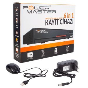 Powermaster 6in1 4Kanal 1080N Dvr Kayıt Cihazı H265