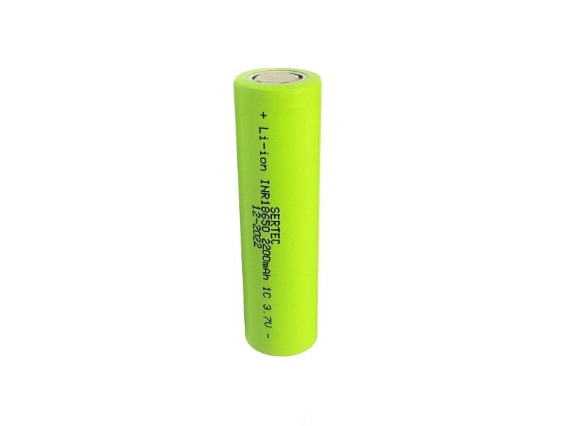 SERTEC 18650 3.7V 2200mAh 1C Lion Şarjlı Pil Başlıksız