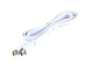 electroon 3Metre Beyaz Flat HDMI Kablo