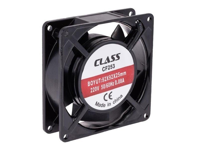 Class 92x92x25mm AC 220Volt Fan