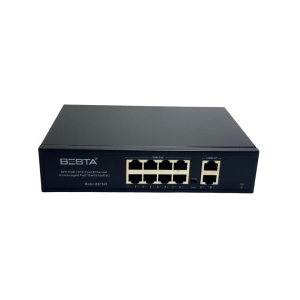 BESTA BST-820 8+2 Port 10/100 POE Switch-Power Ove