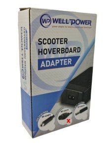 WellPower 42Volt 2Amper 3pin Scooter Hoverboard Şarj Adaptörü