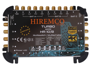 Hiremco 10/8 - 8 Çıkışlı Sonlu MultiSwitch Santral