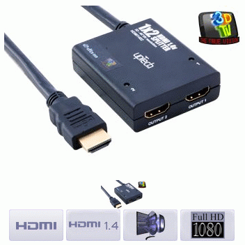 upTech HDMI Splitter 2 Port - 1.4 version