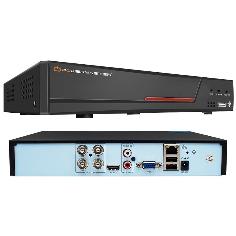 Powermaster 6in1 4Kanal 5MP DVR Kayıt Cihazı H265
