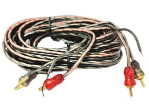 ROSE 2RCA-2RCA 2.5Metre Oto Amfi Kablosu Silikon