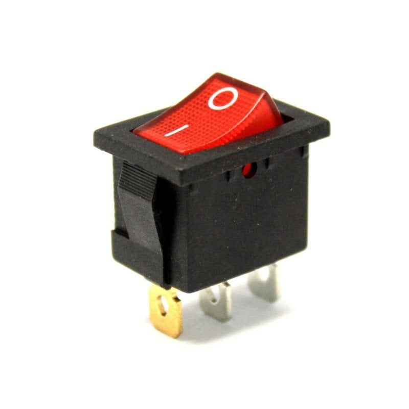 Electroon Işıklı Anahtar 20x13mm On-Off 3Pin