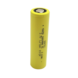 SERTEC 18650 3.7V 2600mAh 5C Li-ion Şarjlı Pil Başlıksız Sarı - 1Adet