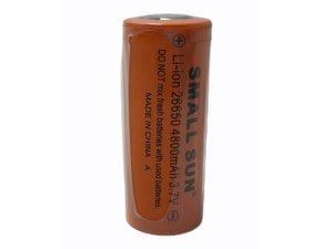 SMALL SUN 26650 3.7V 4800mAh Lithium Li-ion Pil 26x65mm