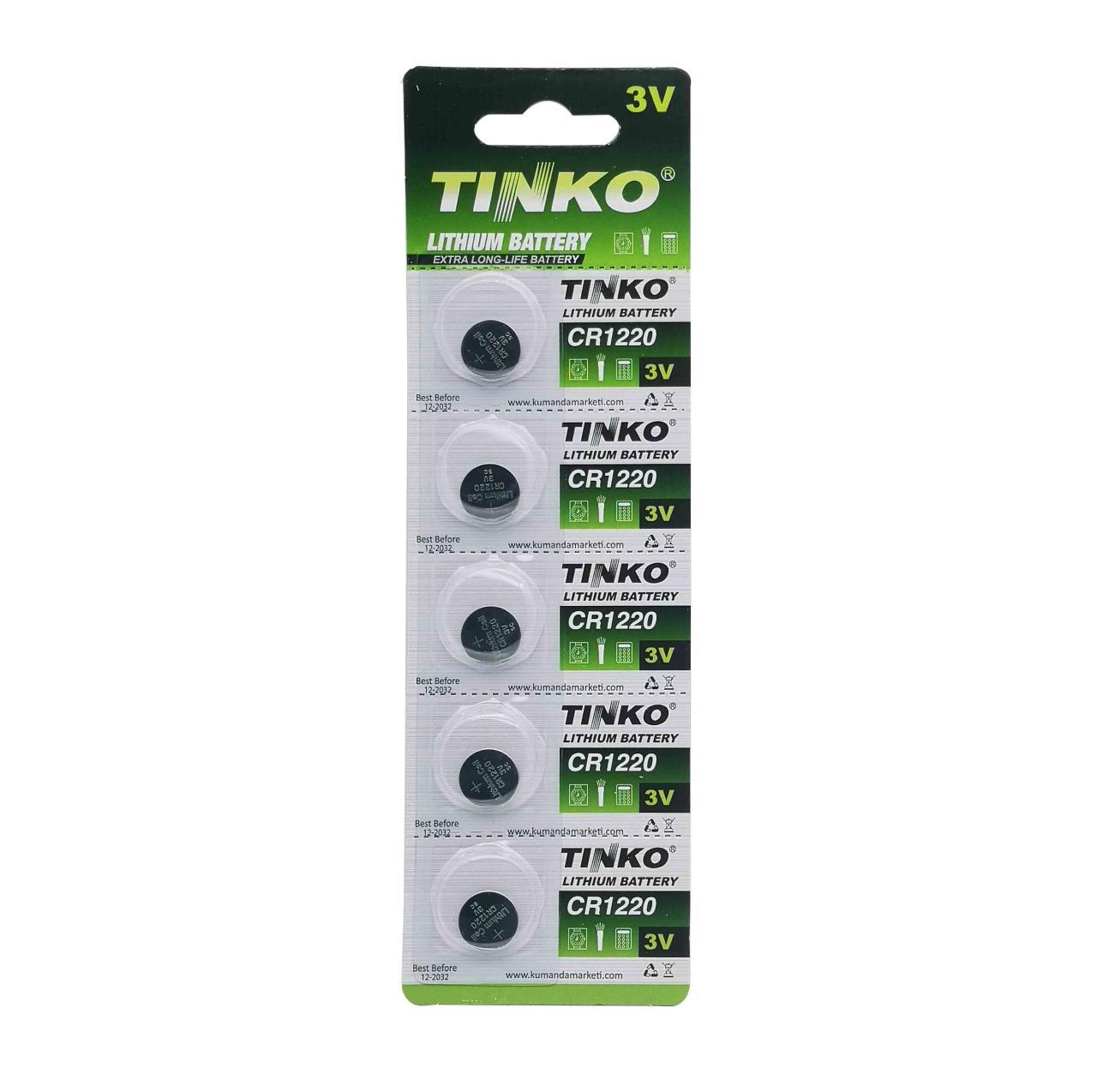 TINKO CR1220 3V Lithium Pil - 5Li Blister Paket