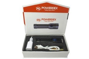 Powerdex PD-6007 Su Geçirmez Şarjlı Profesyonel El Feneri