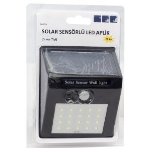 Starmax SM-8006 Solar Sensörlü Duvar Tipi Led Aplik