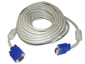 electroon 25 Metre VGA Kablo - Beyaz