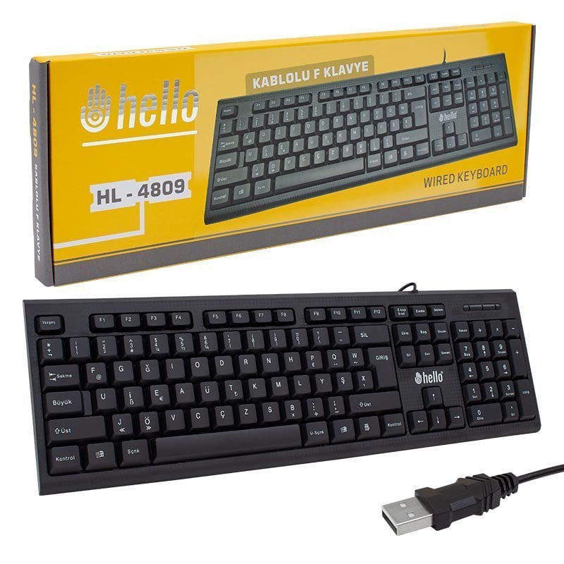 Hello HL-4809 Standart USB F Klavye
