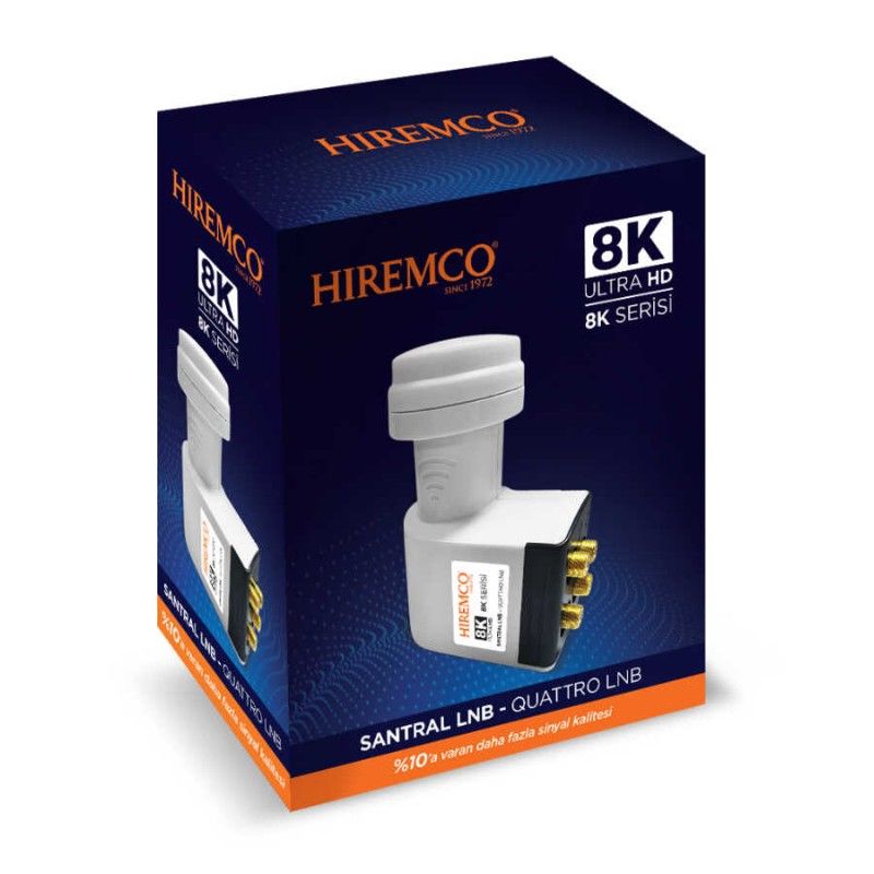 HIREMCO Quattro Santral LNB Ultra HD 8K