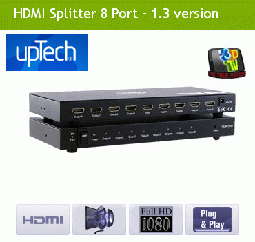 UPTECH 1/8 HDMI SPLITTER