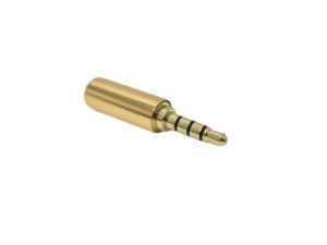 electroon 3.5mm Stereo 3 boğumlu Metal Gold Jak