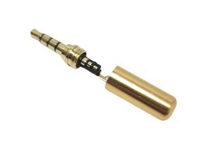 electroon 3.5mm Stereo 3 boğumlu Metal Gold Jak