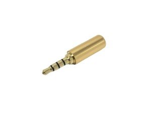 electroon 3.5mm Stereo 3 boğumlu Metal Gold Jak