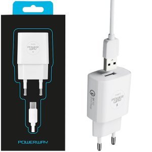 Powerway X-171 2Amper Şarj Aleti Micro USB Kablo