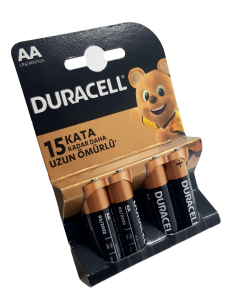 Duracell Alkalin Kalem Pil AA - 4Adet