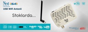 Next 64 HD Mini Full HD IPTV Uydu Alıcısı +Wifi Anten
