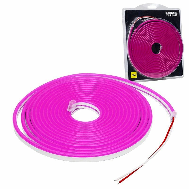 Powermaster 12Volt 5Metre 6x12mm Mor Neon Led Şerit