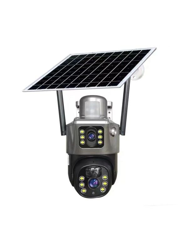 Avenir AV-M12 360° Güneş Panelli 4G Sim Kartlı Solar PTZ 4MP Çift Kamera