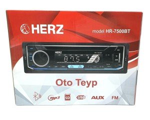 HERZ HR-7500BT Radyolu Kumandalı Oto Teyp BT-USB-SD Hands Free