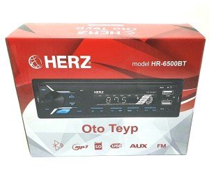 HERZ HR-6500BT Radyolu Kumandalı Oto Teyp 2xUSB-SD-Aux-BT Hands Free