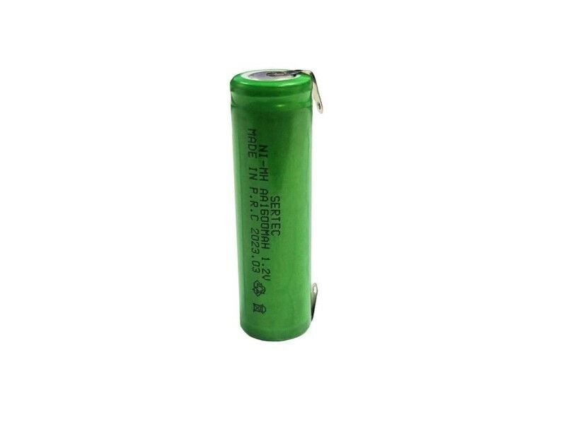 Sertec 1.2Volt 1600mAh AA Ni-MH Şarjlı Kalem Pil Puntolu 1Adet