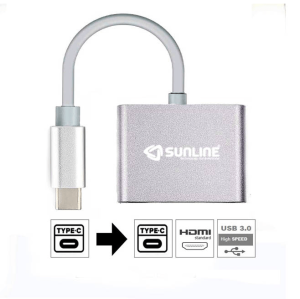 Sunline 17058 Type-C USB 3.1 Type-C/HDMI/USB 3.0 Dönüştürücü