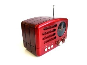 KAMAL KM-162 Nostalji Radyo Şarjlı-Bluetooth-USB-SD Kırmızı