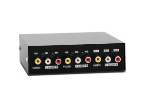 S-Link SL-23AV 2Port 2x1 Audio Video Switch