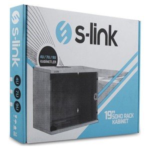 S-Link SL-4U Soho Rack Kabin 19 Inc W 530MM D 400MM Kabinet