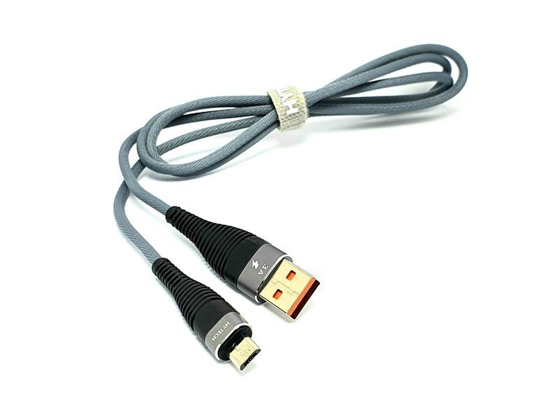 HYTECH HY-X225 3A Micro Usb Hızlı Şarj Kablosu 1Metre Gri