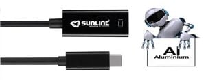 Sunline 170663 Type-C USB Type-C/Display Port Dönüştürücü