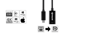 Sunline 170663 Type-C USB Type-C/Display Port Dönüştürücü