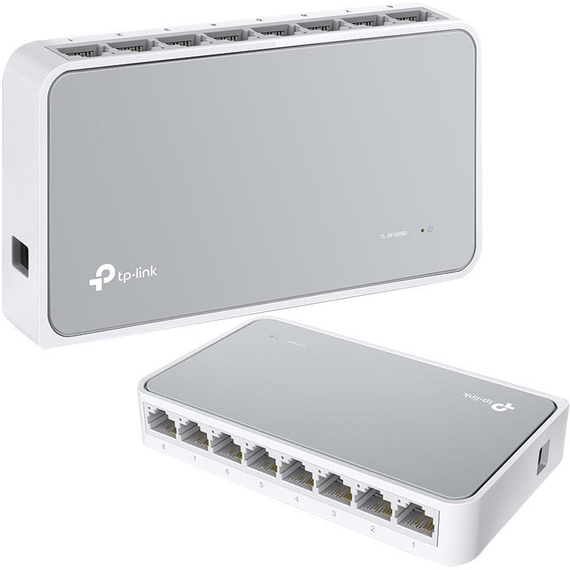 Tp-Link TL-SF1008D 8Port 10-100 Ethernet Switch