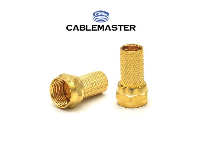 Cablemaster RG6 Gold F Konnektör CMF-01G