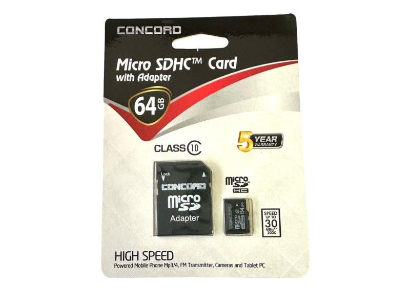 Concord 64Gb Hafıza Kartı SD Kart C-M64