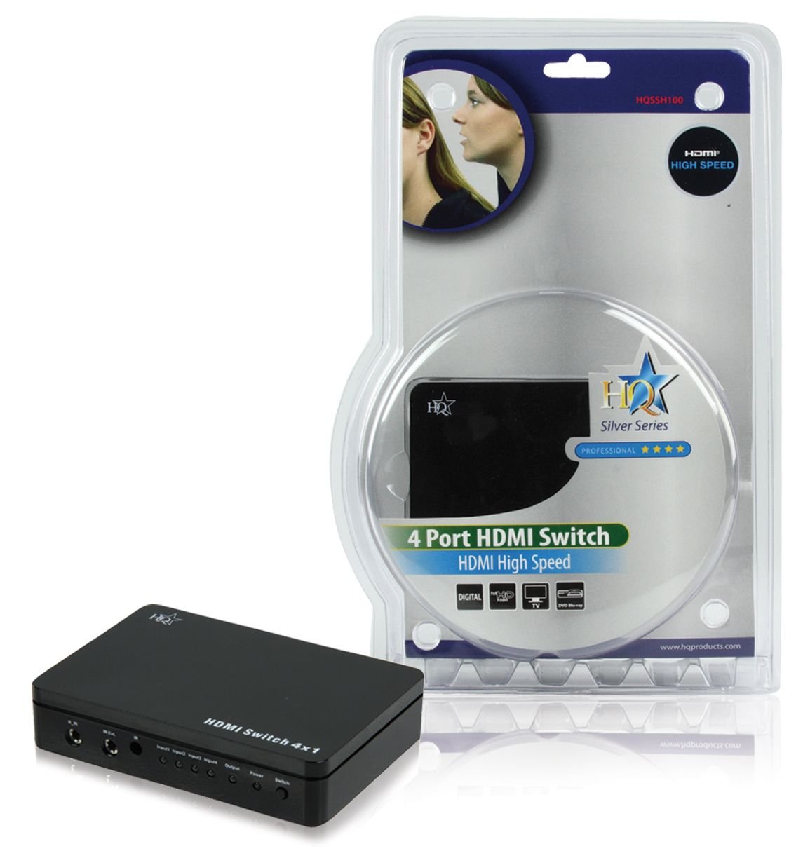 HQ 4 port HDMI Switch 3D Uyumlu