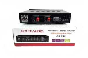 Gold Audio GA299  USB-SD-Mikrofon Girişli 200Watt Stereo Anfi