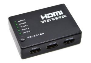 Powermaster 5 port HDMI Switch Kumandalı 3D Uyumlu