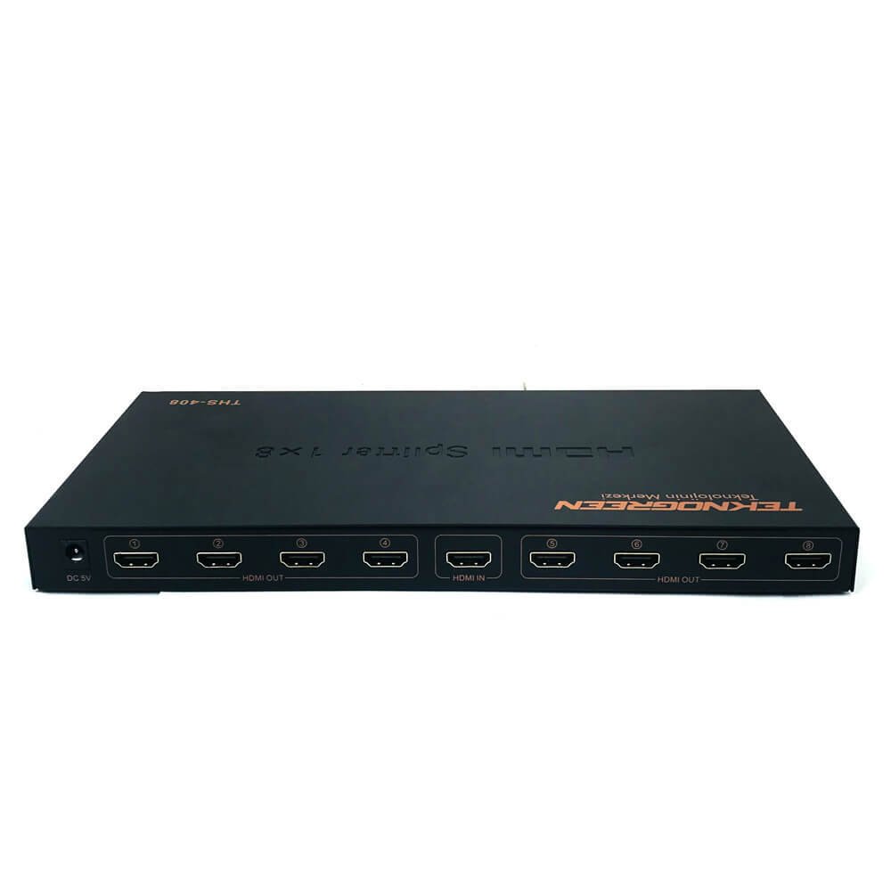 TeknoGreen THS-408 8 Port 4K 1x8 HDMI Splitter