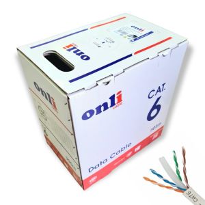 Onli 305Mt 23AWG UTP CAT6 Network Kablosu Gri Yerli Üretim