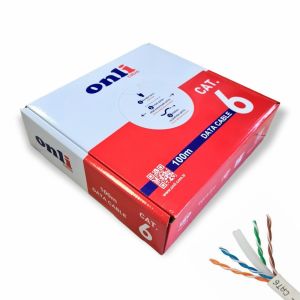 Onli 23AWG UTP CAT6 Network Kablosu Gri 100Mt Yerli Üretim